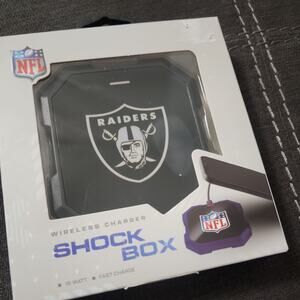 Las Vegas Raiders - Shock Box- Wireless Charger- Sealed